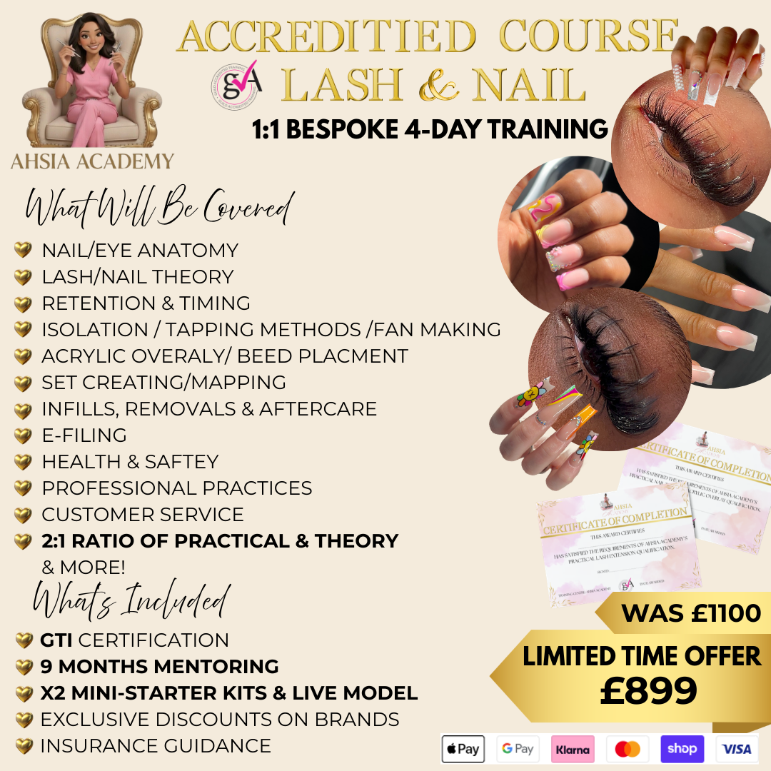 The Upgrade LASH & NAIL Course (4-Day Training)