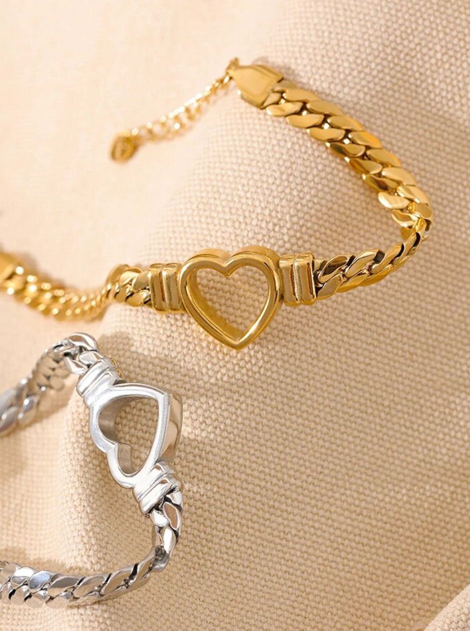 Cuban Heart Bracelet